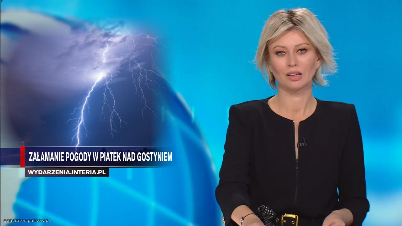 załamanie pogody w piatek nad gostyniem