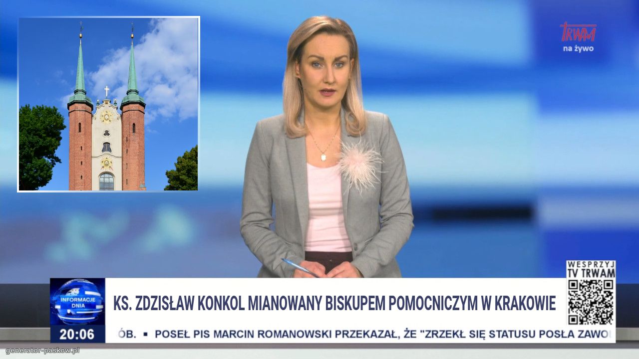 Ks. Zdzisław Konkol mianowany biskupem pomocniczym w Krakowie 