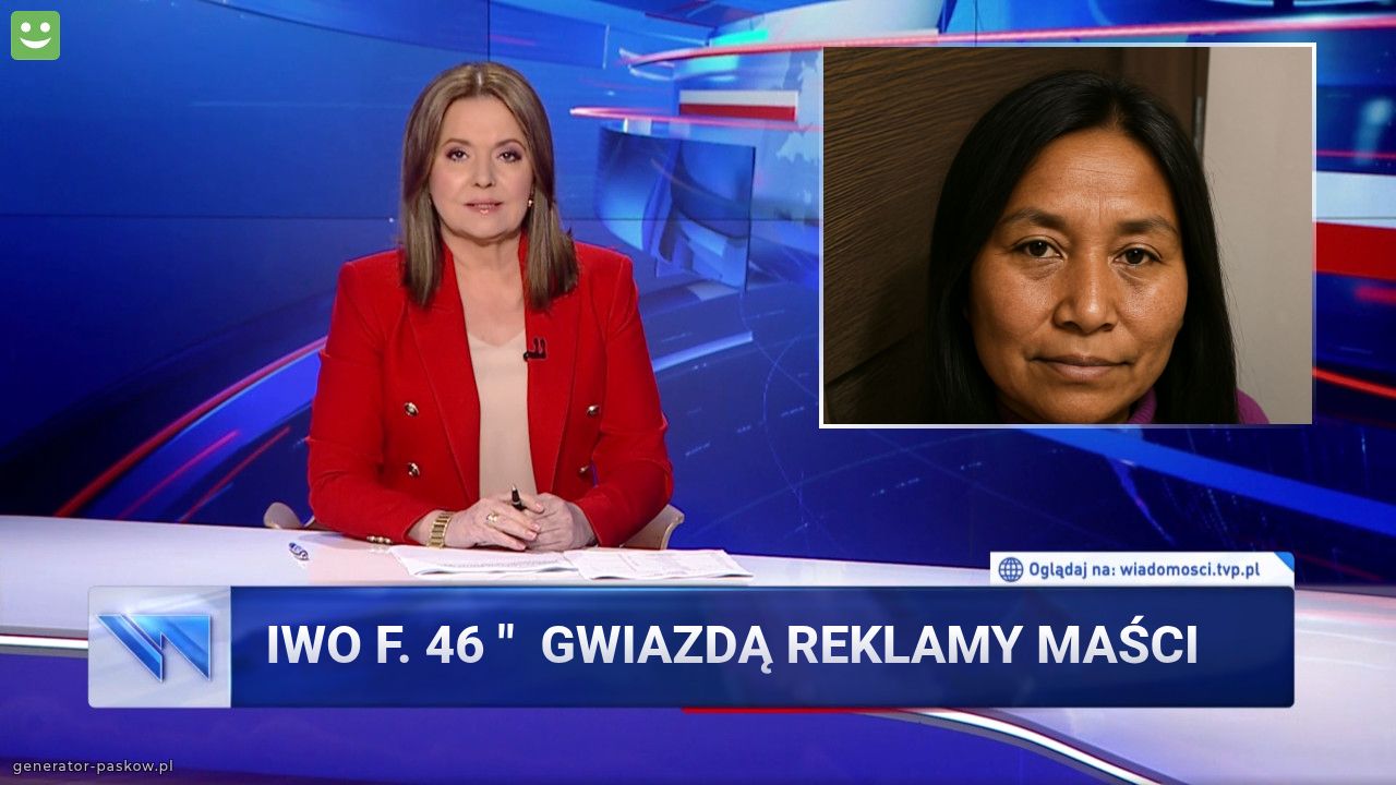 Iwo F. 46 "  gwiazdą reklamy maści 