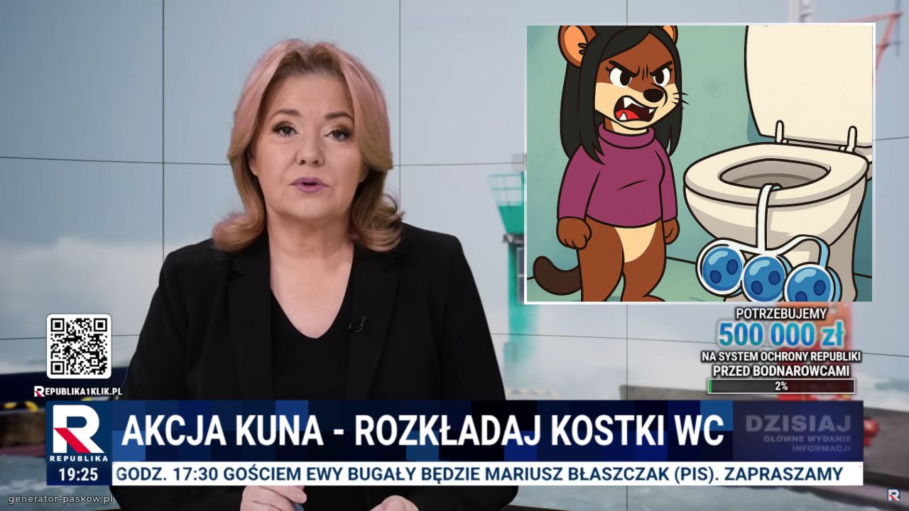 AKCJA KUNA - rozkładaj kostki wc