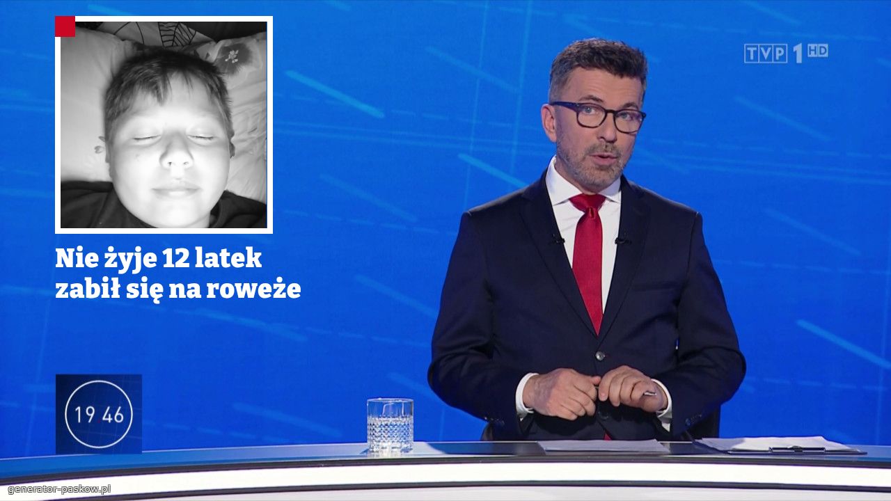 Nie żyje 12 latek zabił się na roweże 