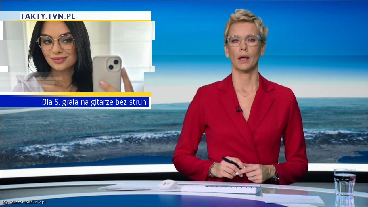 Ola S. grała na gitarze bez strun