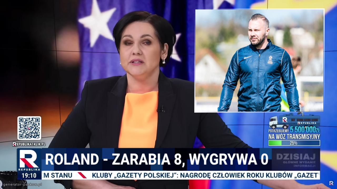 Roland - Zarabia 8, wygrywa 0