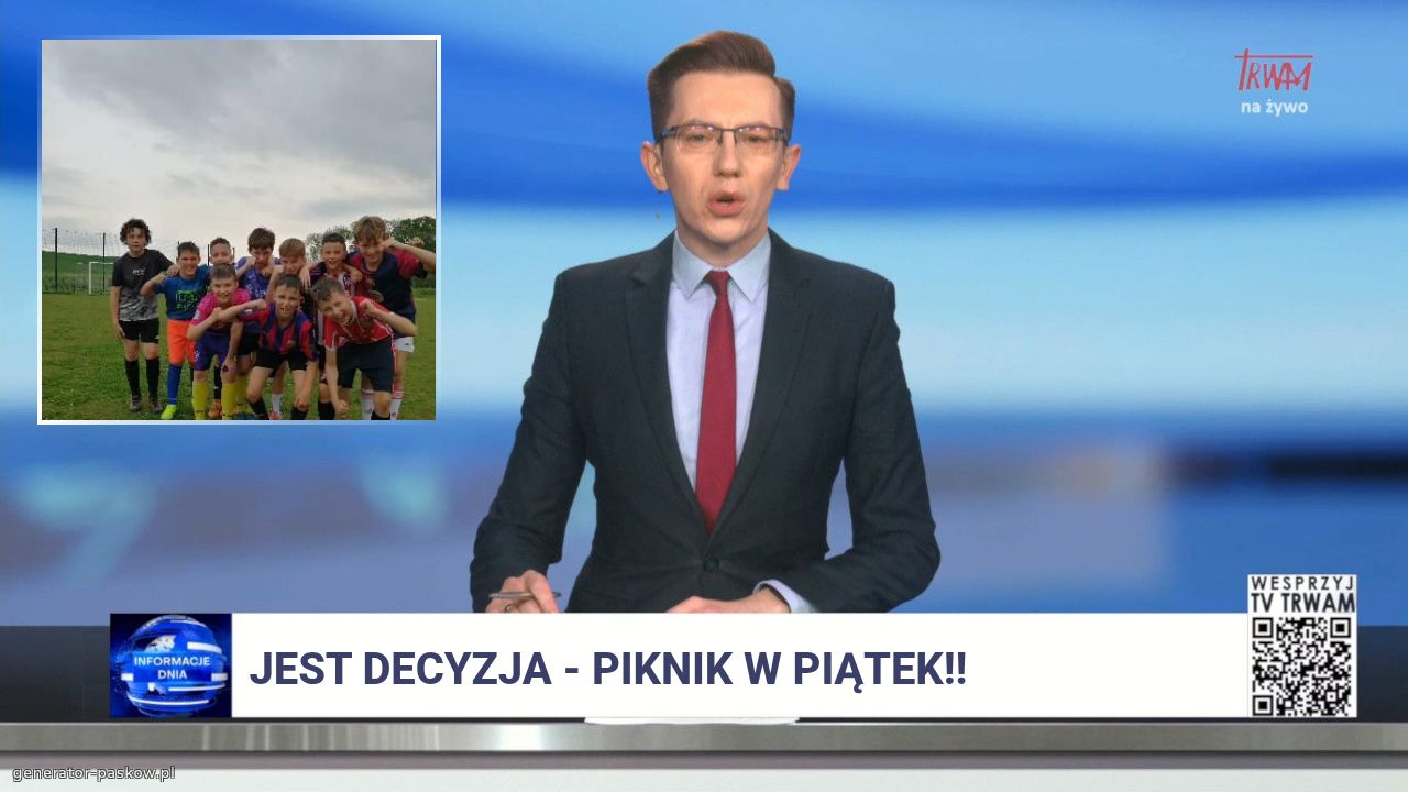 Jest decyzja - piknik w piątek!! 
