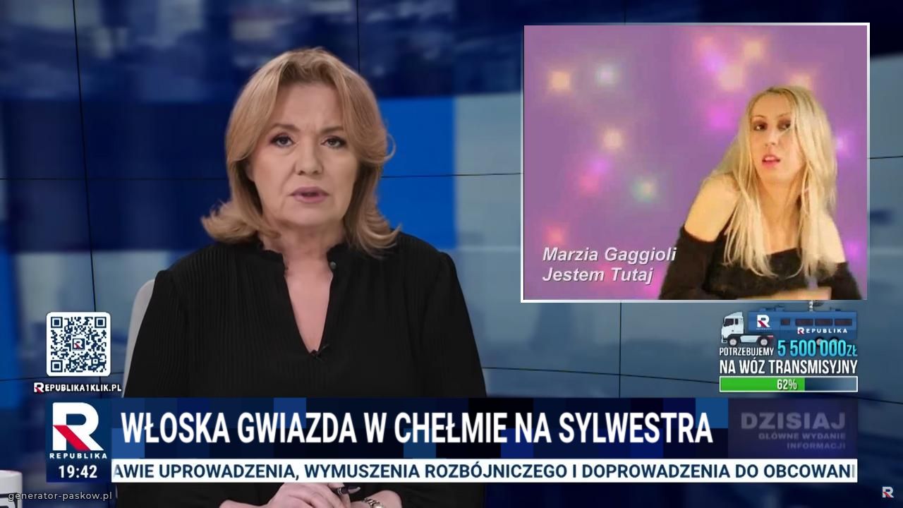 Włoska gwiazda w Chełmie na Sylwestra 