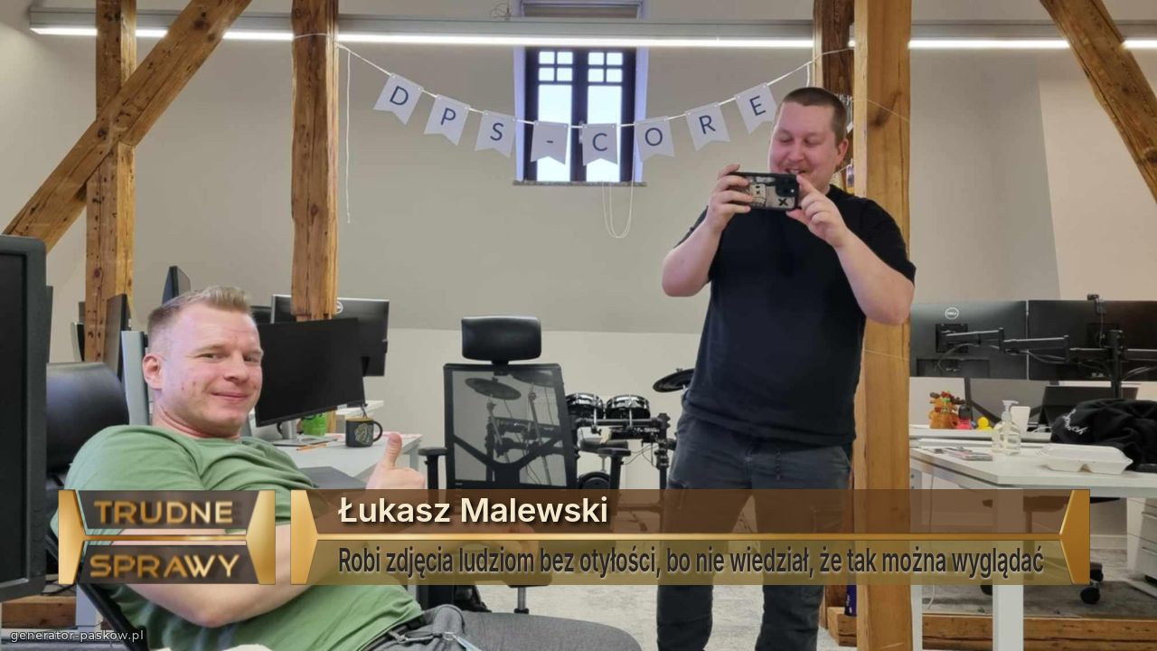 Łukasz Malewski
Robi zdjęcia ludziom bez otyłości, bo nie wiedział, że tak można wyglądać