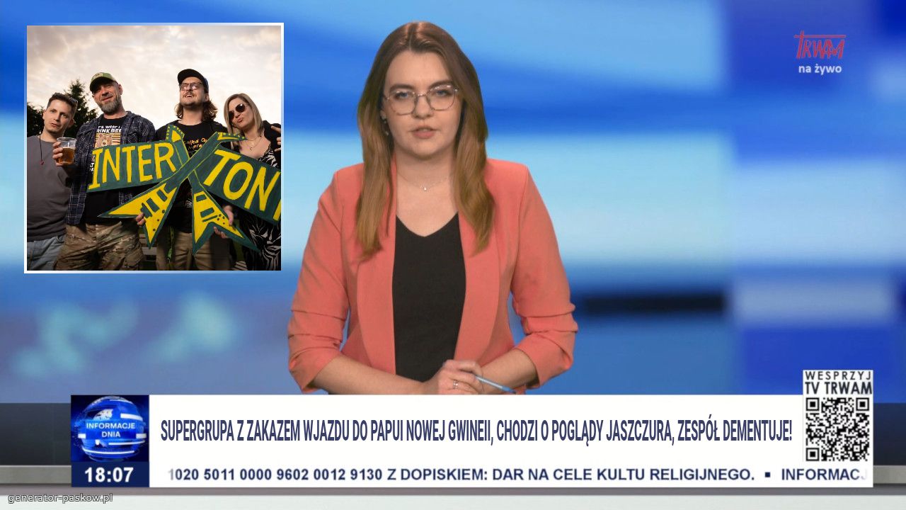 SUPERGRUPA Z ZAKAZEM WJAZDU DO PAPUI NOWEJ GWINEII, CHODZI O POGLĄDY JASZCZURA, ZESPÓŁ DEMENTUJE!