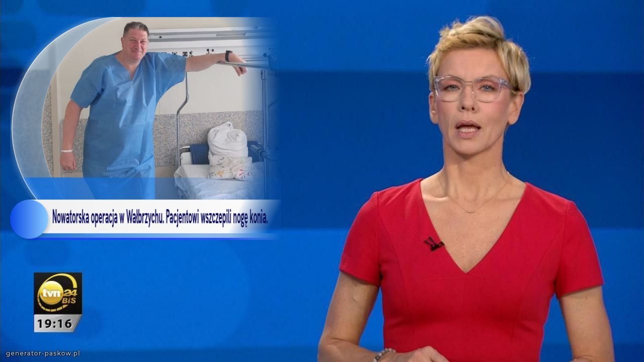 Nowatorska operacja w Wałbrzychu. Pacjentowi wszczepili nogę konia.
