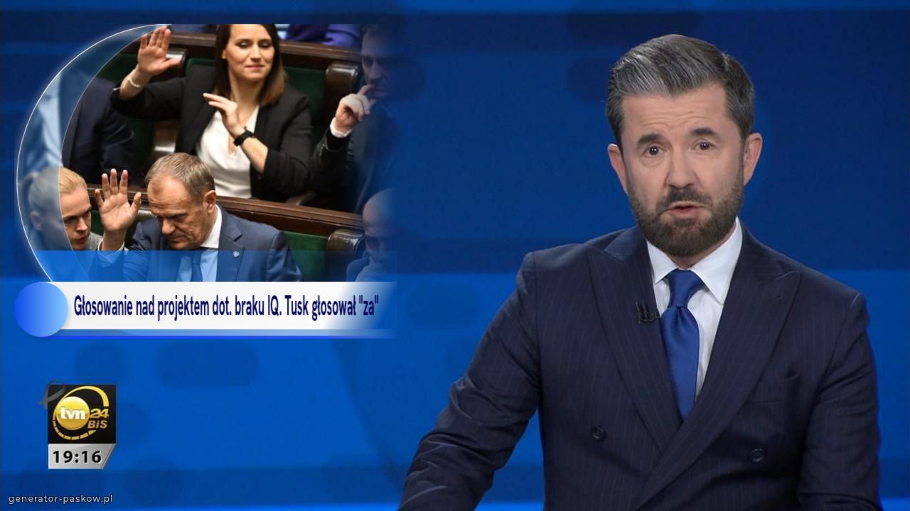 Głosowanie nad projektem dot. braku IQ. Tusk głosował "za"