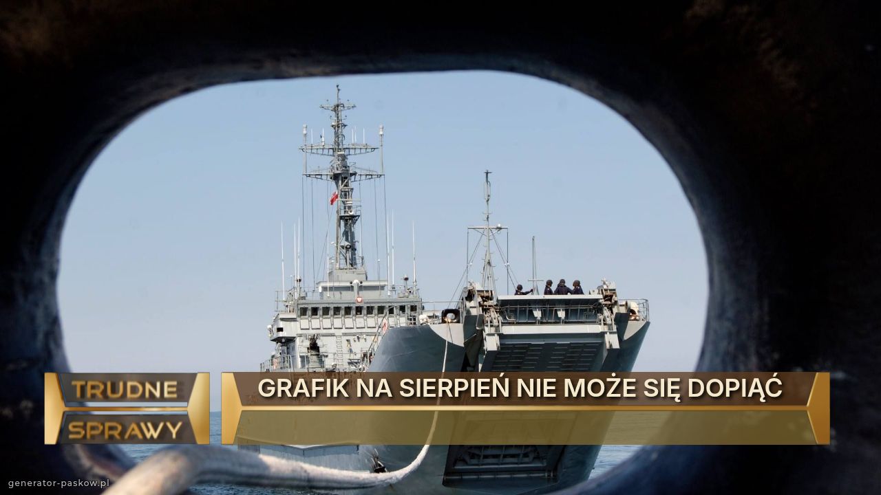 GRAFIK NA SIERPIEŃ NIE MOŻE SIĘ DOPIĄĆ
