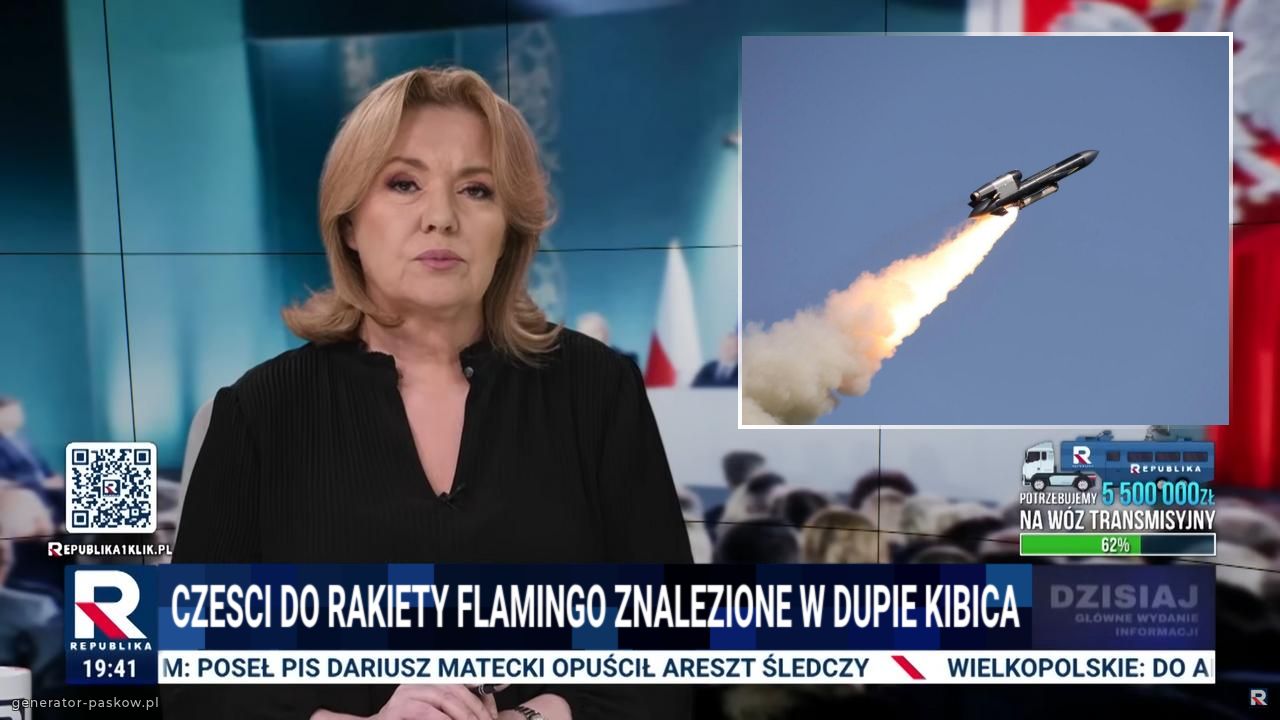 CZESCI DO RAKIETY FLAMINGO ZNALEZIONE W DUPIE KIBICA