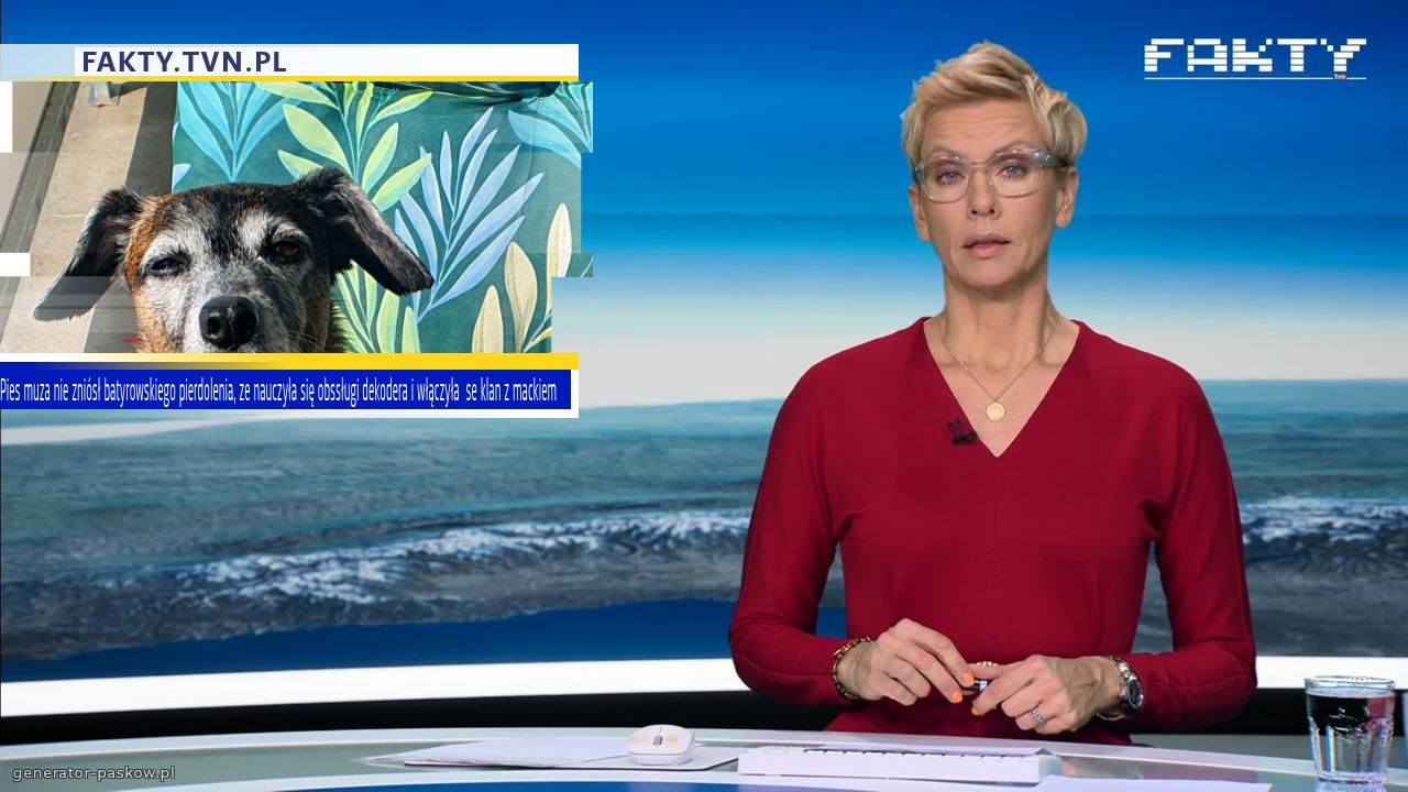 Pies muza nie zniósł batyrowskiego pierdolenia, ze nauczyła się obssługi dekodera i włączyła  se klan z mackiem 