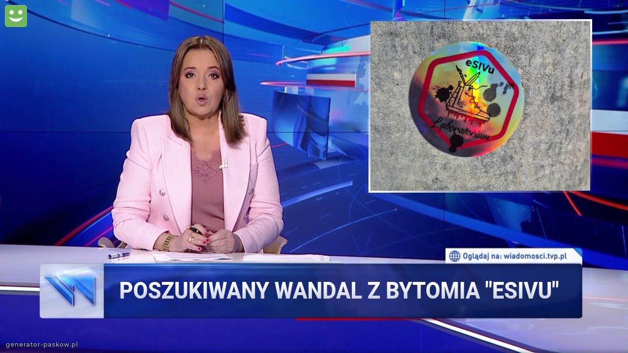 Poszukiwany wandal z Bytomia "eSIVu"