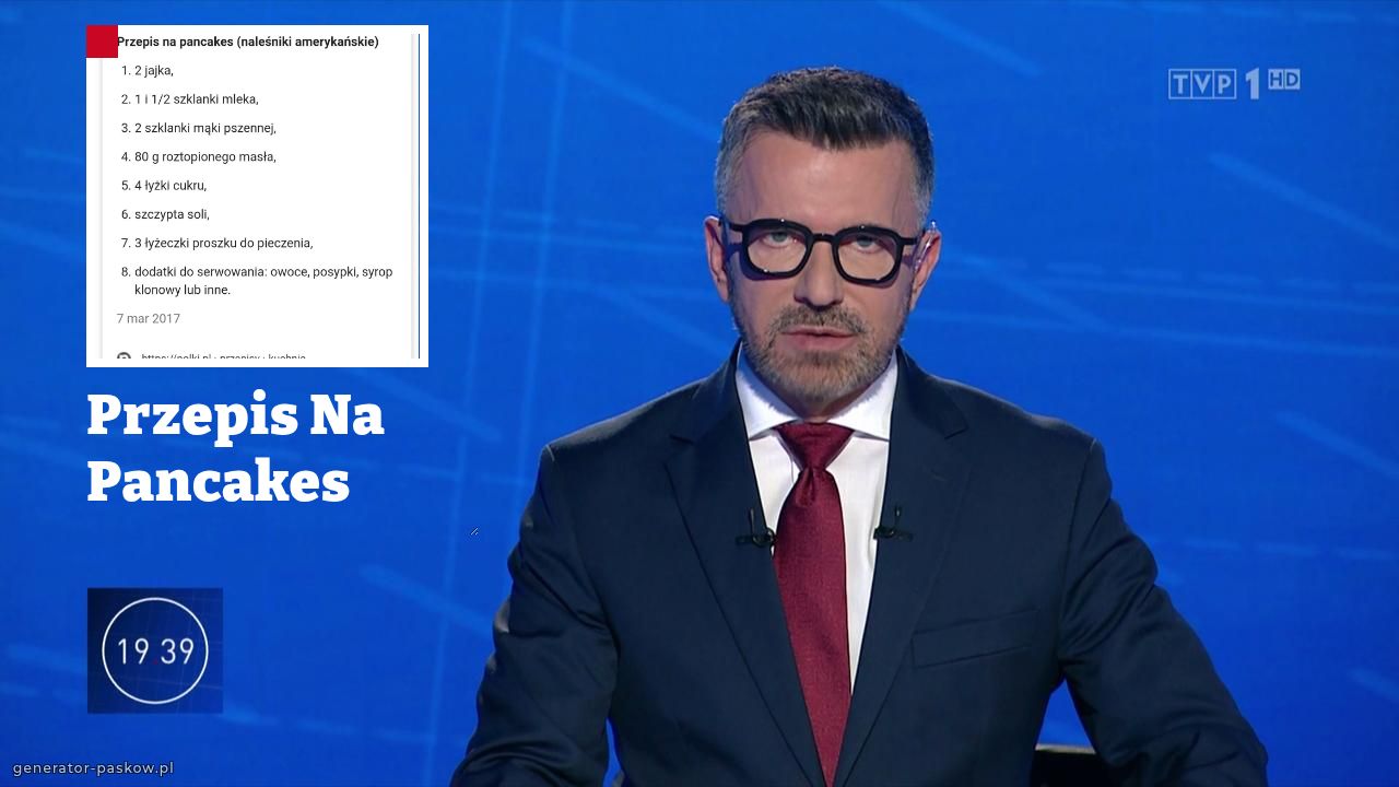 Przepis Na Pancakes