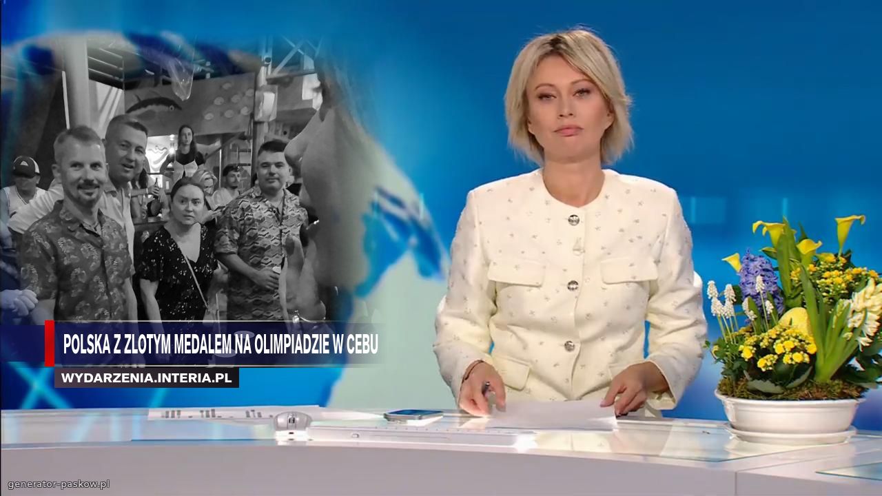 Polska z zlotym medalem na olimpiadzie w Cebu