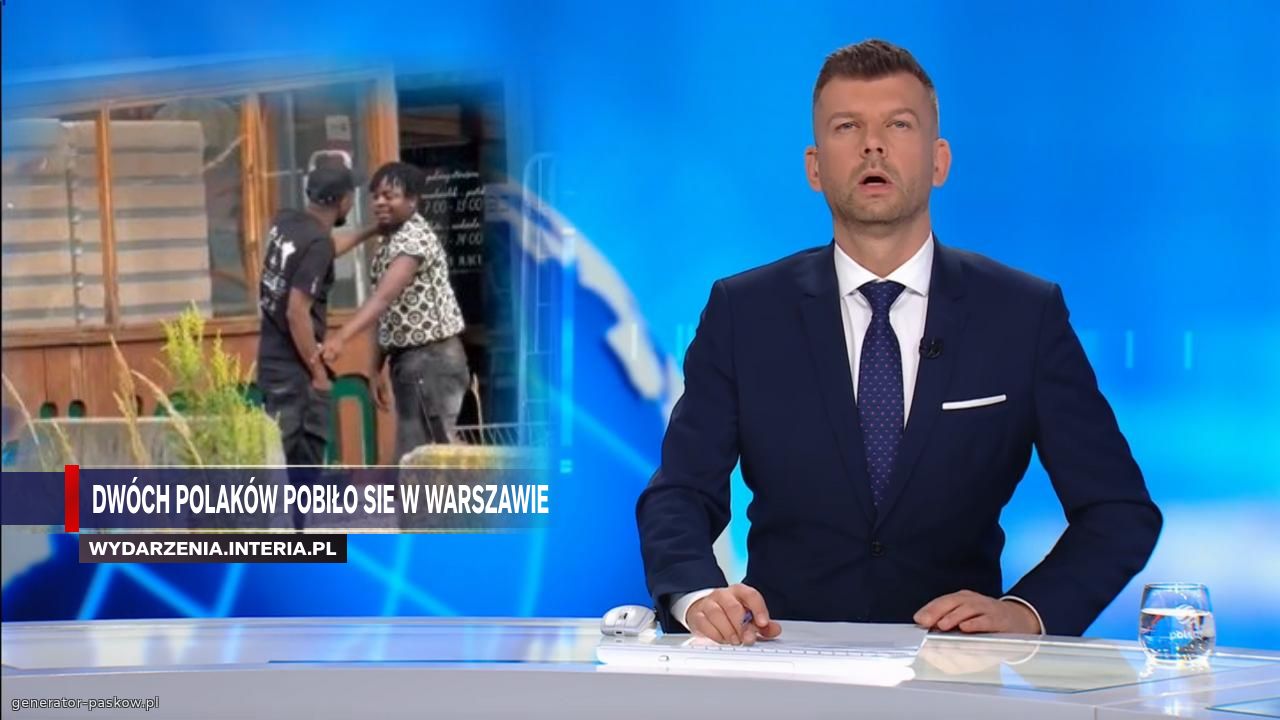 DwÓCH POLAKÓw POBIŁO SIE w wARSZAwIE