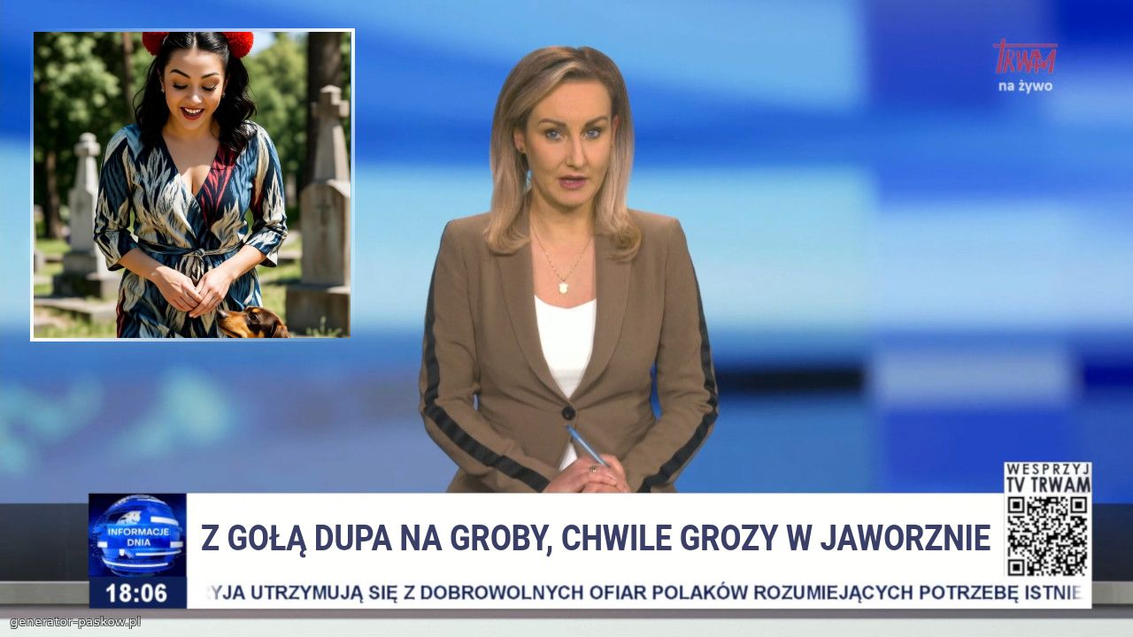 Z gołą dupa na groby, chwile grozy w jaworznie