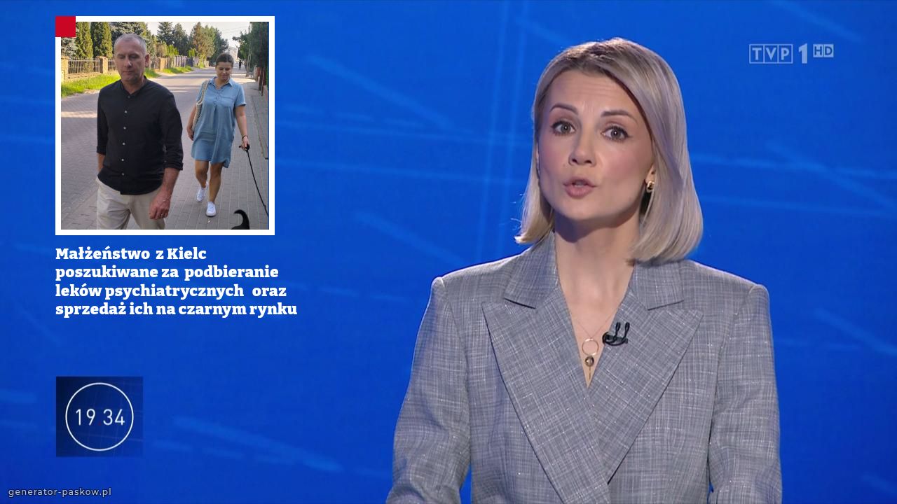 Małżeństwo  z Kielc poszukiwane za  podbieranie leków psychiatrycznych   oraz sprzedaż ich na czarnym rynku 