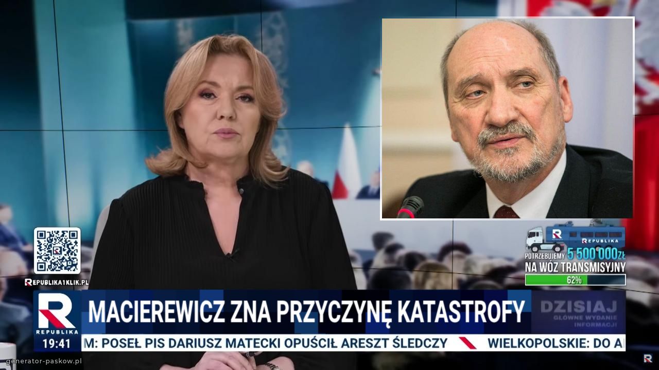 MACIEREWICZ ZNA PRZYCZYNĘ KATASTROFY