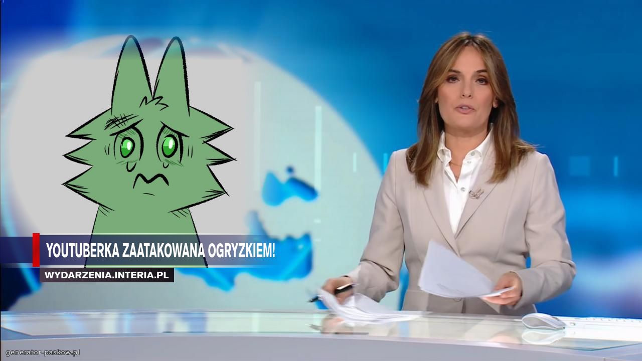 Youtuberka zaatakowana ogryzkiem!