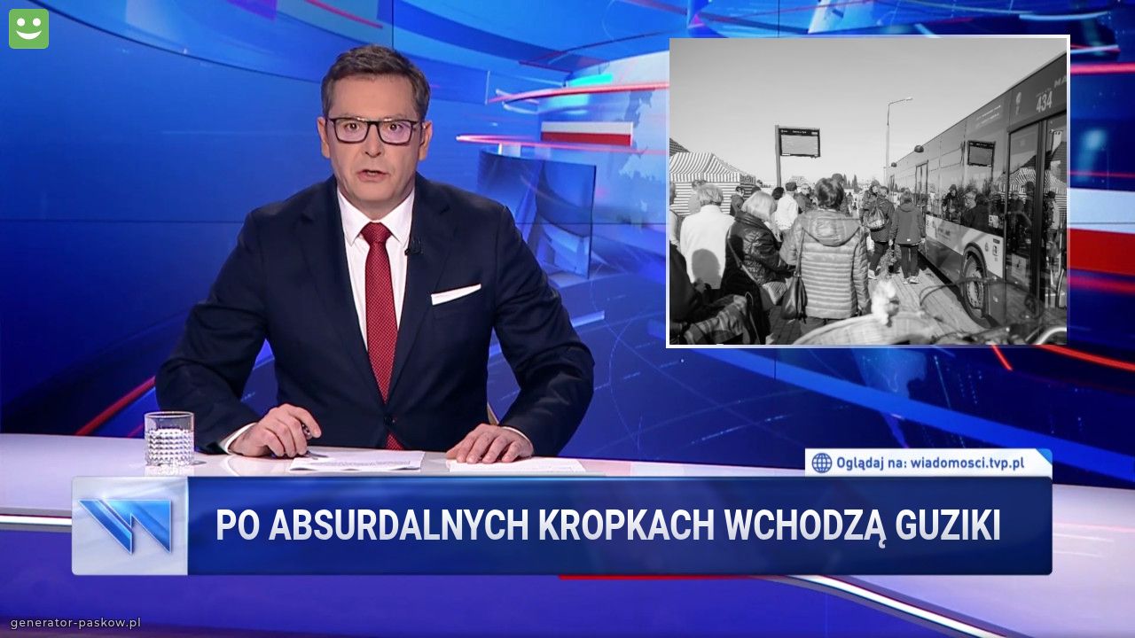 Po absurdalnych kropkach wchodzą guziki 