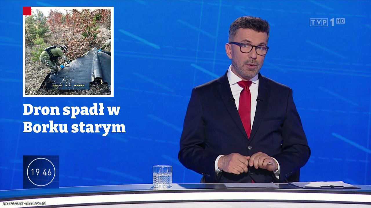 Dron spadł w Borku starym 