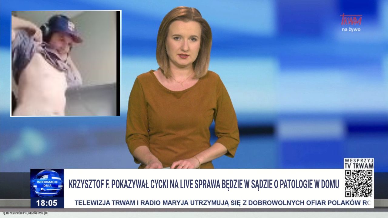 kRZYSZTOF F. POKAZYWAŁ CYCKI NA LIVE SPRAWA BĘDZIE W SĄDZIE O PATOLOGIE W DOMU