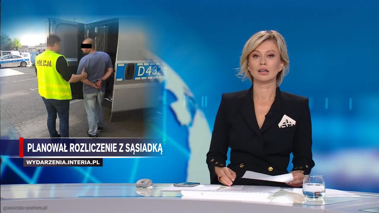 Planował rozliczenie z sąsiadką