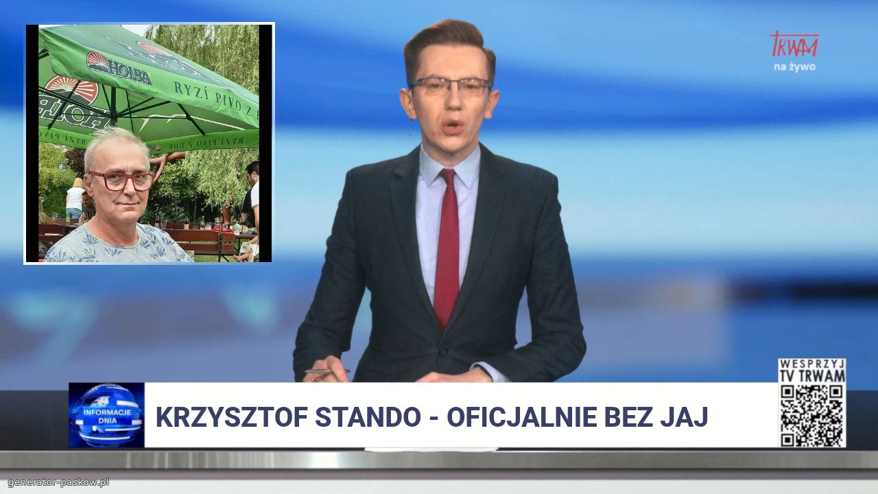 Krzysztof stando - oficjalnie bez jaj