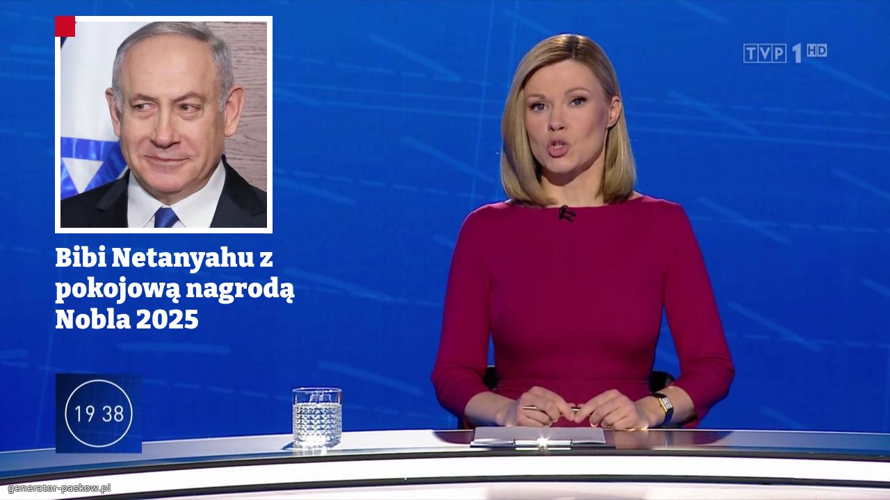 Bibi Netanyahu z pokojową nagrodą Nobla 2025