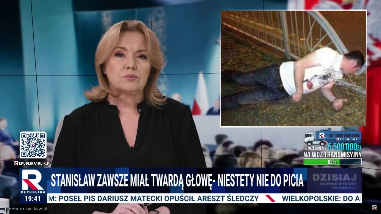 Stanisław zawsze miał twardą głowę- niestety nie do picia