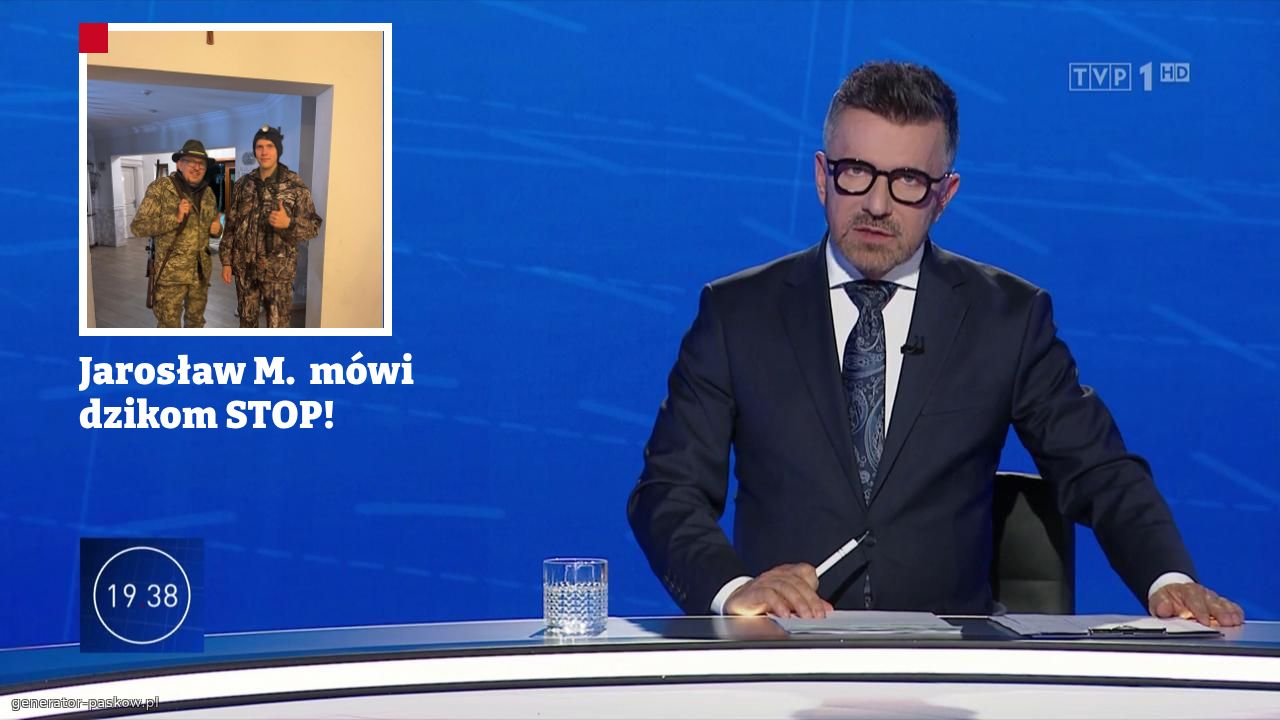 Jarosław M.  mówi dzikom STOP!