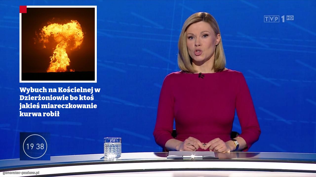 Wybuch na Kościelnej w Dzierżoniowie bo ktoś jakieś miareczkowanie kurwa robił