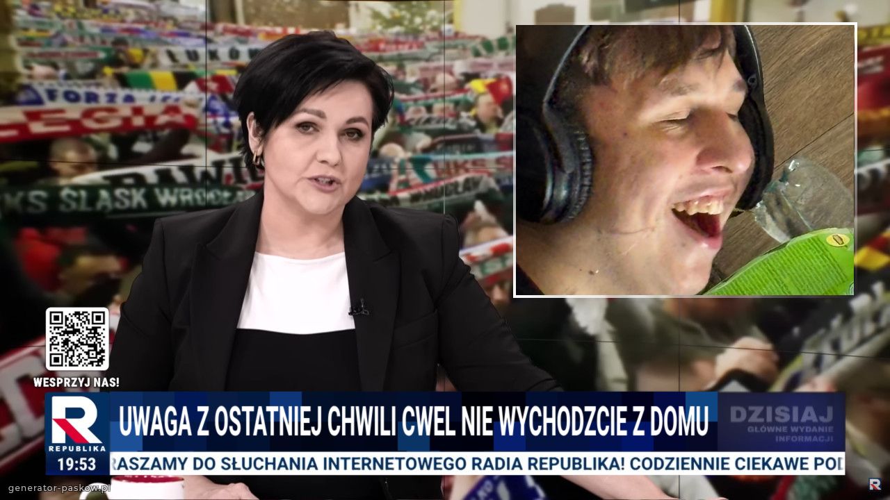 Uwaga z ostatniej chwili cwel nie wychodzcie z domu