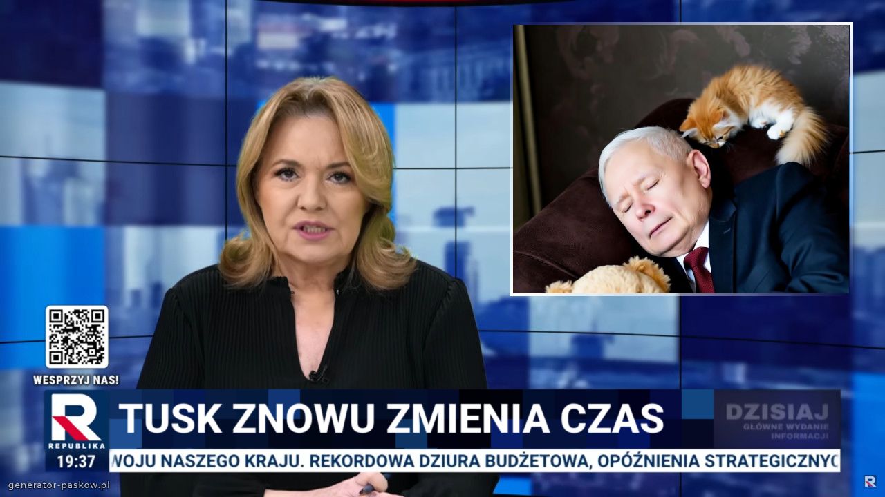 Tusk znowu zmienia czas