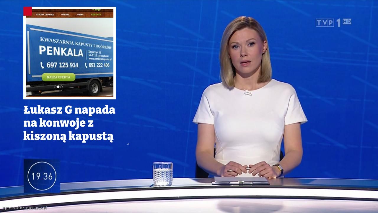 Łukasz G napada na konwoje z kiszoną kapustą