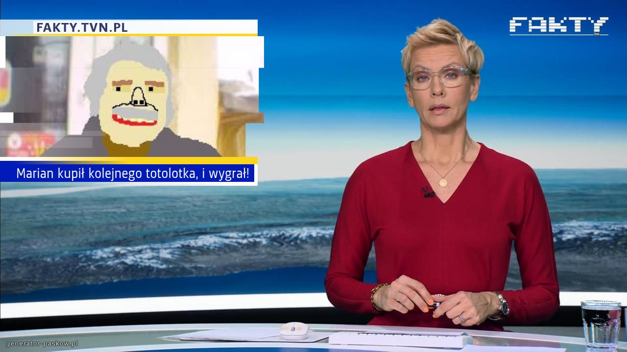 Marian kupił kolejnego totolotka, i wygrał!