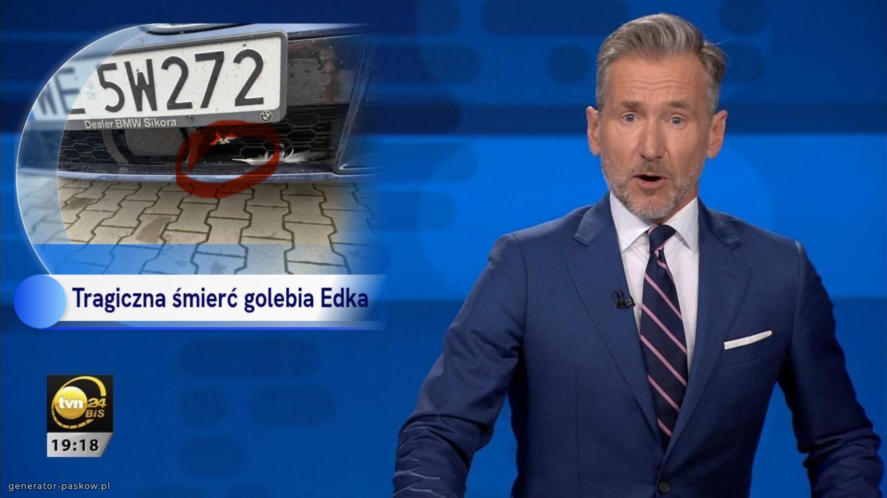 Tragiczna śmierć golebia Edka