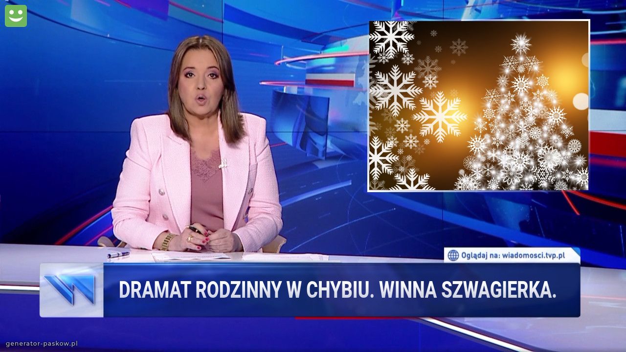 Dramat rodzinny w chybiu. Winna szwagierka.
