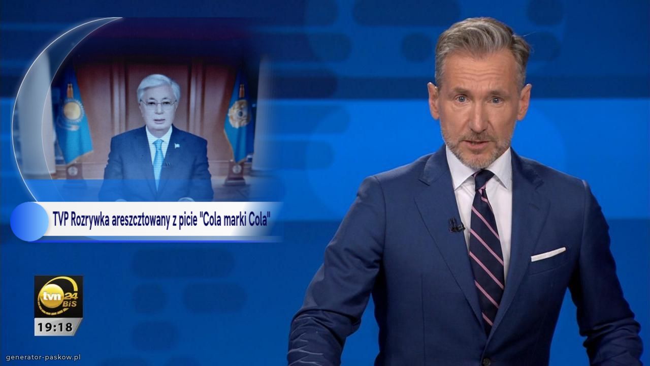 TVP Rozrywka areszcztowany z picie ''Cola marki Cola''