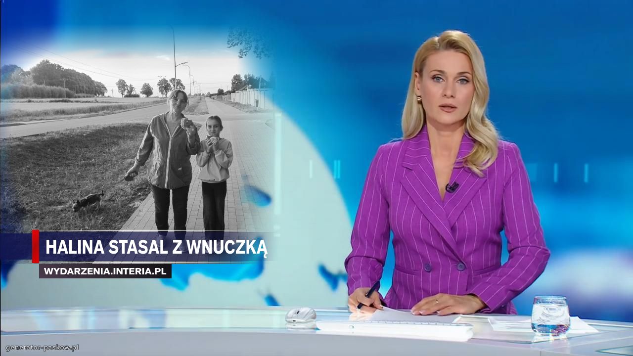 Halina Stasal z wnuczką 
