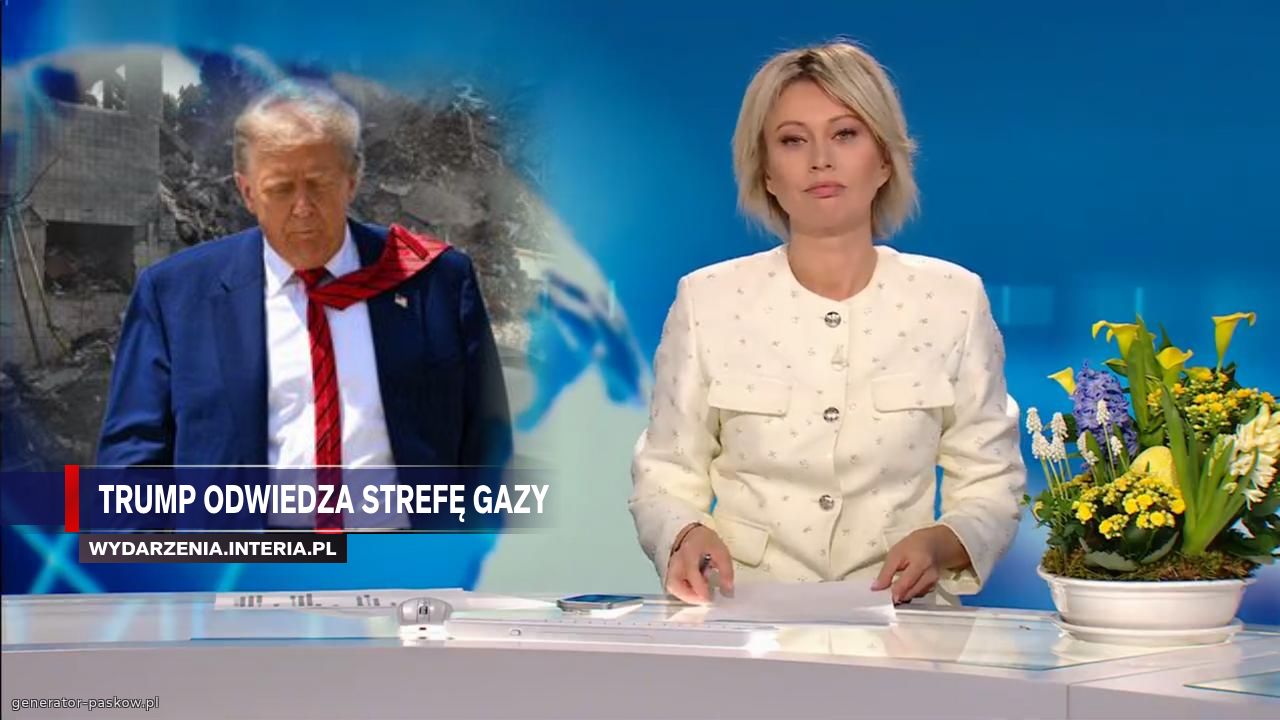  Trump odwiedza strefę gazy