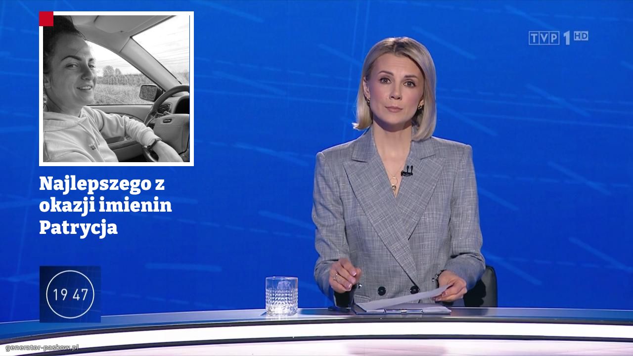 Najlepszego z okazji imienin Patrycja
