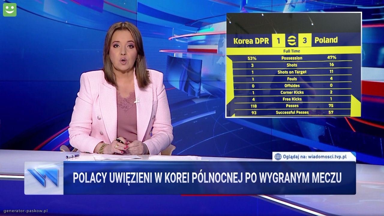 Polacy uwięzieni w Korei Pólnocnej po wygranym meczu