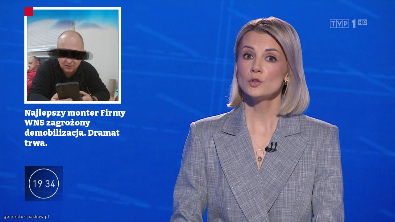 Najlepszy monter Firmy WNS zagrożony demobilizacja. Dramat trwa.