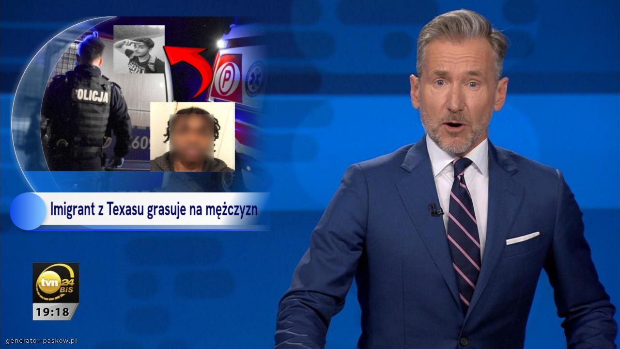 Imigrant z Texasu grasuje na mężczyzn