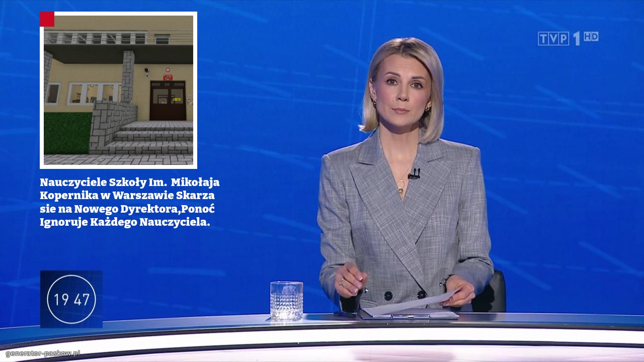 Nauczyciele Szkoły Im.  Mikołaja Kopernika w Warszawie Skarza sie na Nowego Dyrektora,Ponoć Ignoruje Każdego Nauczyciela.
