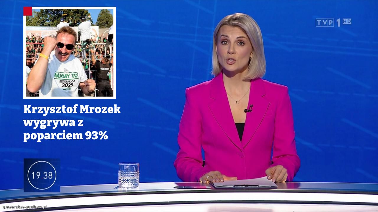 Krzysztof Mrozek wygrywa z poparciem 93%