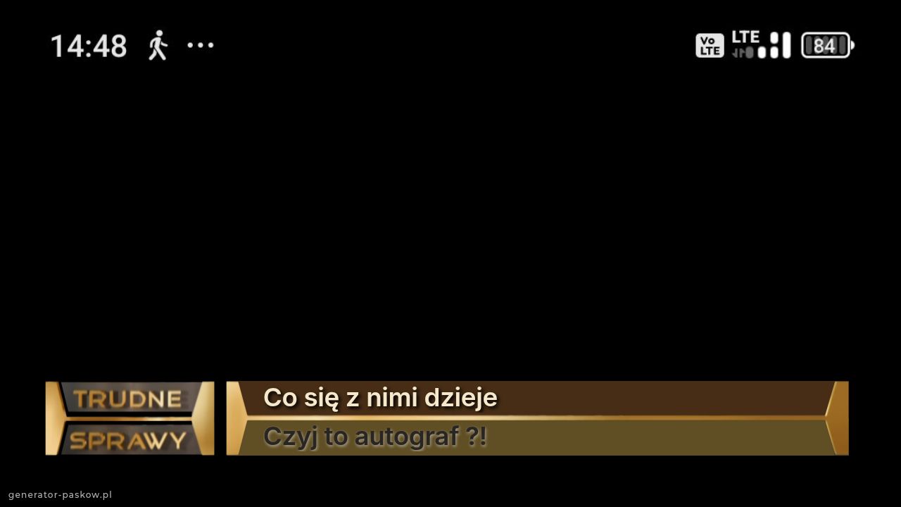 Co się z nimi dzieje 
Czyj to autograf ?!