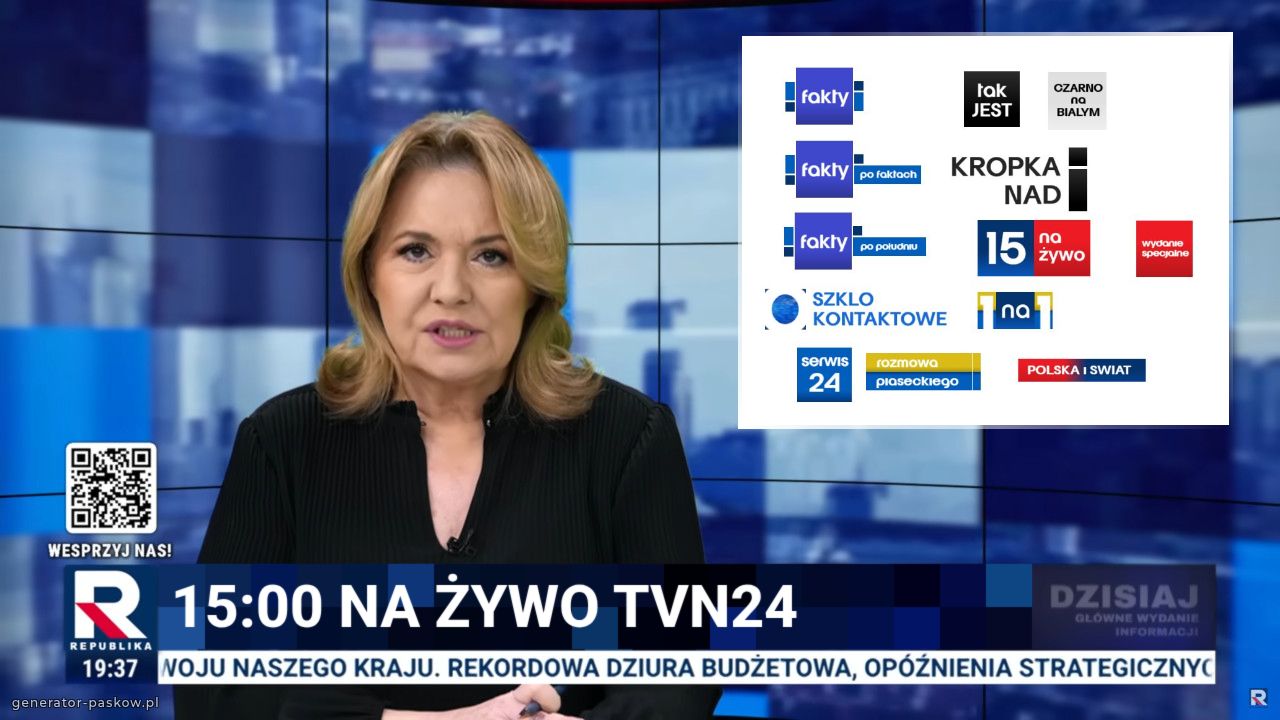 15:00 Na żywo TVN24